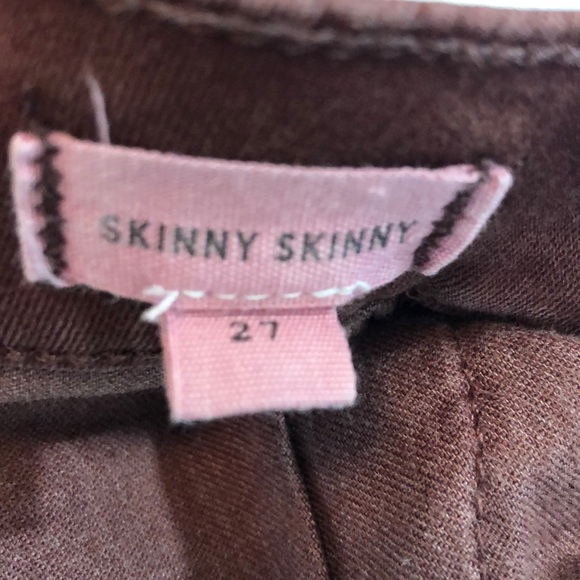 Madewell Skinny Skinny Pants in Maroon Size 27 - Picture 3 of 4